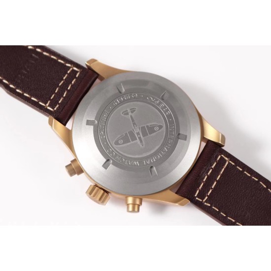 IWC-Pilot Chrono Spitfire IW387902 Brz BR/LE Grn ZF A7750