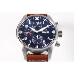IWC-Pilot Chrono "Le Petit" 377721 43mm SS/LE Blue ZF A7750