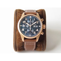 IWC-Pilot Chrono "Le Petit" 377721 43mm RG/LE Blue ZF A7750