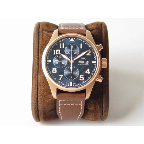 IWC-Pilot Chrono "Le Petit" 377721 43mm RG/LE Blue ZF A7750