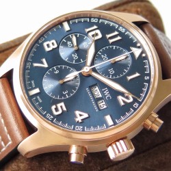 IWC-Pilot Chrono "Le Petit" 377721 43mm RG/LE Blue ZF A7750