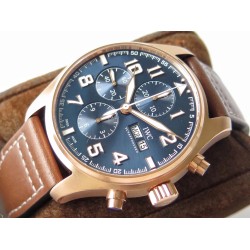 IWC-Pilot Chrono "Le Petit" 377721 43mm RG/LE Blue ZF A7750