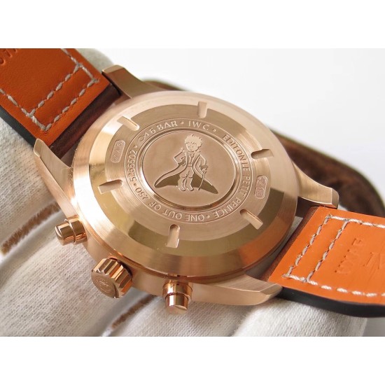 IWC-Pilot Chrono "Le Petit" 377721 43mm RG/LE Blue ZF A7750