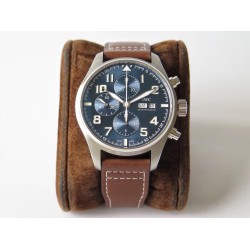 IWC-Pilot Chrono IW377713 43mm SS/LE Blue ZF A7750
