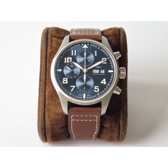 IWC-Pilot Chrono IW377713 43mm SS/LE Blue ZF A7750