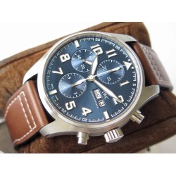 IWC-Pilot Chrono IW377713 43mm SS/LE Blue ZF A7750