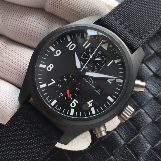 IWC-Pilot Chrono Top Gun IW389001 CER/NY Blk ZF A7750