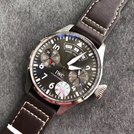 IWC-Big Pilot Annual Calendar IW502708 46mm SS/LE Grey Dial YLF A52850