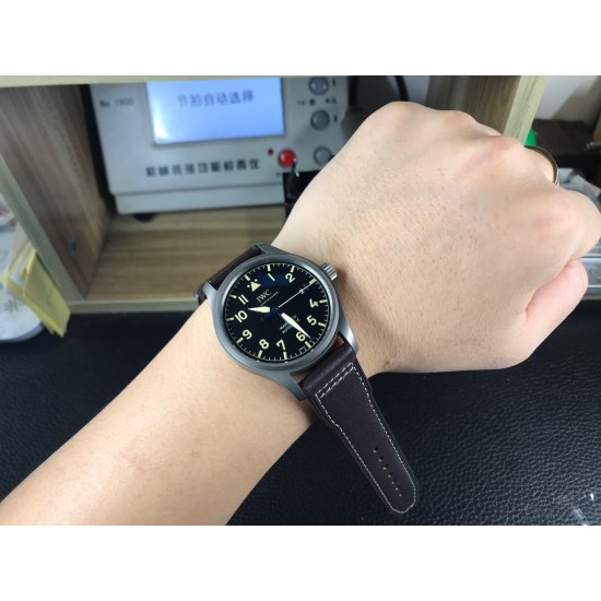 IWC-Mark XVIII 40mm Titanium/LE Black Dial V7F A2892