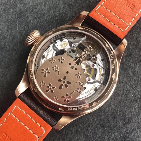 IWC-Big Pilot Annual Calendar IW502708 46mm RG/LE Blue Dial YLF A52850