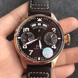IWC-Big Pilot Annual Calendar IW502708 46mm RG/LE Brown Dial YLF A52850