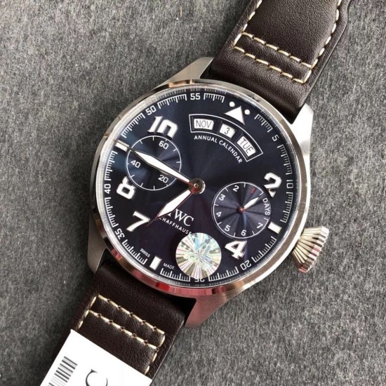 IWC-Big Pilot Annual Calendar IW502708 46mm SS/LE Black Dial YLF A52850