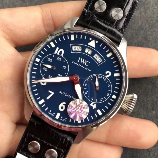 IWC-Big Pilot Annual Calendar IW502708 46mm SS/LE Blue Dial YLF A52850