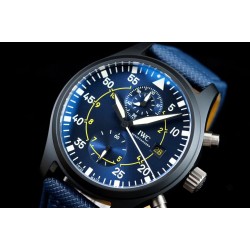 IWC-Pilot Chrono Top Gun Miramar IW389001 44mm CER/NY Blue Dial YLF A7750