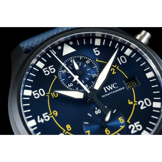IWC-Pilot Chrono Top Gun Miramar IW389001 44mm CER/NY Blue Dial YLF A7750
