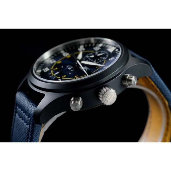 IWC-Pilot Chrono Top Gun Miramar IW389001 44mm CER/NY Blue Dial YLF A7750