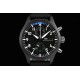 IWC-Pilot Chrono Top Gun IW389001 44mm CER/NY Black Textured Dial YLF A7750