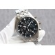 IWC-Pilot Chronograph Ref.3777 43mm SS/SS Black Dial ZF A7750