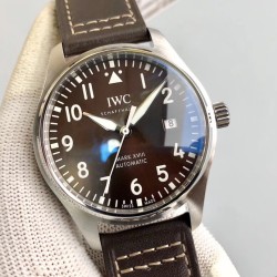 IWC-Mark XVIII IW327010 SS/LE Brown/Num 40mm BYF MY9015