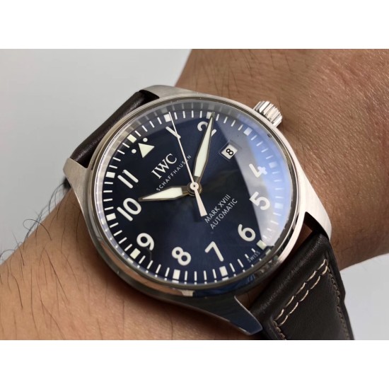 IWC-Mark XVIII IW327010 SS/LE Blue/Num 40mm BYF MY9015