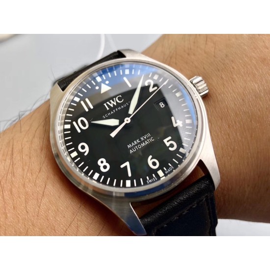 IWC-Mark XVIII IW327010 SS/LE Black/Num 40mm BYF MY9015