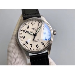 IWC-Mark XVIII IW327010 SS/LE White/Num 40mm BYF MY9015