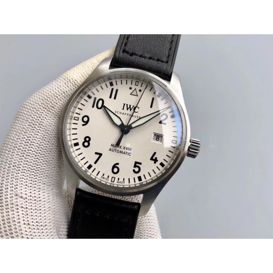IWC-Mark XVIII IW327010 SS/LE White/Num 40mm BYF MY9015