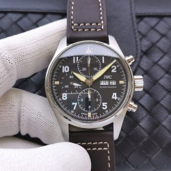 IWC-Pilot Chrono IW377713 43mm SS/LE Black ZF A7750