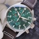 IWC-Pilot Chrono Spitfire IW377709 43mm SS/LE Green ZF A7750