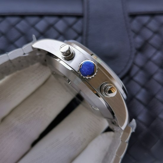 IWC-Pilot Chronograph Ref.3777 43mm SS/SS Green Dial ZF A7750