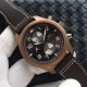 IWC-Big Pilot Chronograph Edition "The Last Flight" 46mm Bronze/LE Brown Dial A7750
