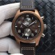 IWC-Big Pilot Chronograph Edition "The Last Flight" 46mm Bronze/LE Brown Dial A7750
