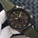 IWC-Big Pilot Chronograph Edition "The Last Flight" 46mm PVD/NY Green Dial A7750