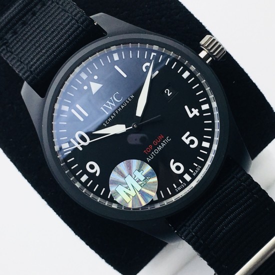 IWC-Big Pilot Top Gun 43mm Cer/LE Black Dial M+ 8N24