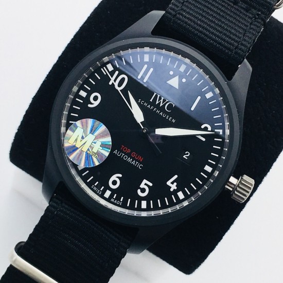 IWC-Big Pilot Top Gun 43mm Cer/LE Black Dial M+ 8N24