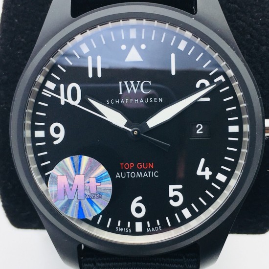 IWC-Big Pilot Top Gun 43mm Cer/LE Black Dial M+ 8N24