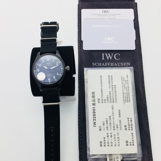IWC-Big Pilot Top Gun 43mm Cer/LE Black Dial M+ 8N24