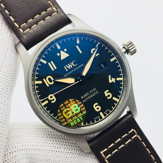 IWC-Mark XVIII 40mm Titanium/LE Black Dial GBF A2892