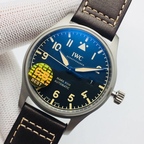 IWC-Mark XVIII 40mm Titanium/LE Black Dial GBF A2892