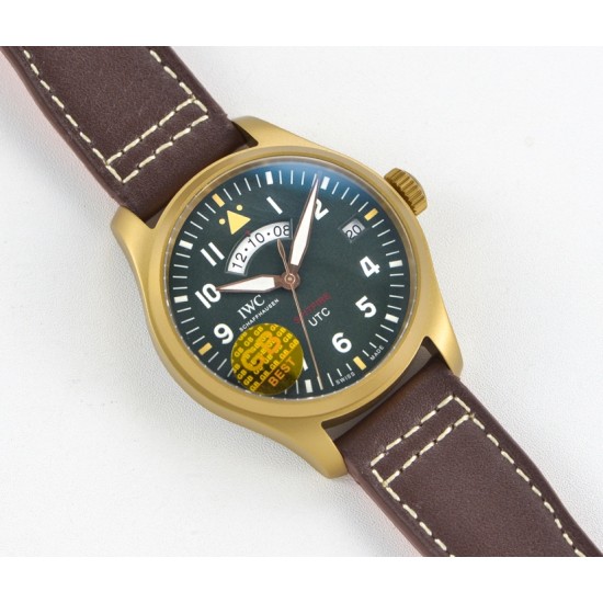 Pilot UTC Spitfire Ed MJ271 41mm BR/LE Grn GBF 1:1 A2836