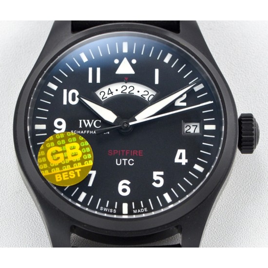 Pilot UTC Spitfire Ed MJ271 41mm CER/LE Black Dial GBF 1:1 A2836