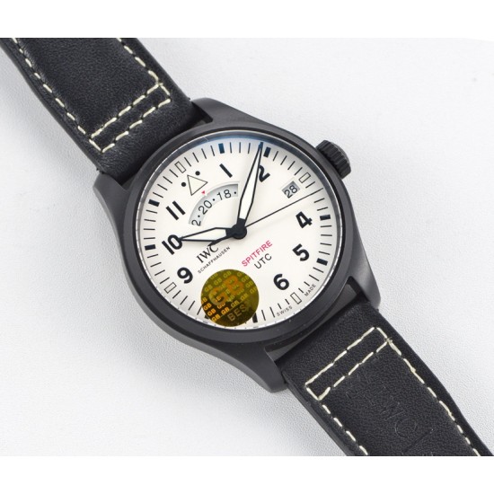 Pilot UTC Spitfire Ed MJ271 41mm CER/LE White Dial GBF 1:1 A2836