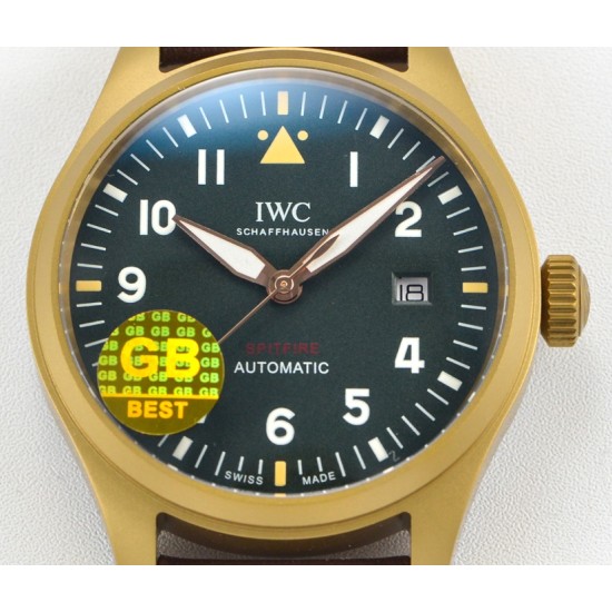 Pilot Spitfire 41mm BR/LE Grn GBF 1:1 A2836