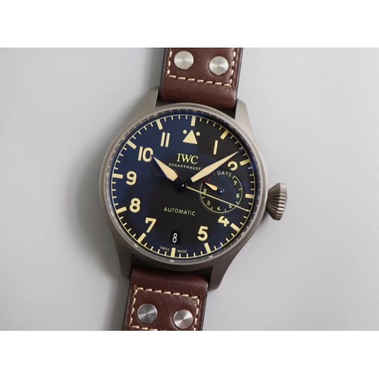 IWC-Big Pilot Heritage IW510301 46mm SS/LE Black ZF A52110