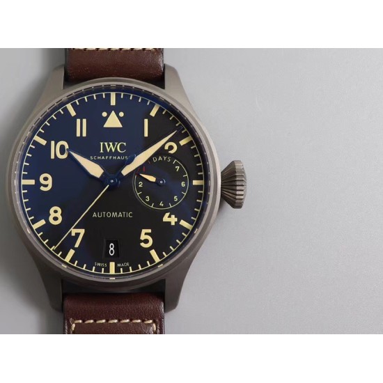 IWC-Big Pilot Heritage IW510301 46mm SS/LE Black ZF A52110