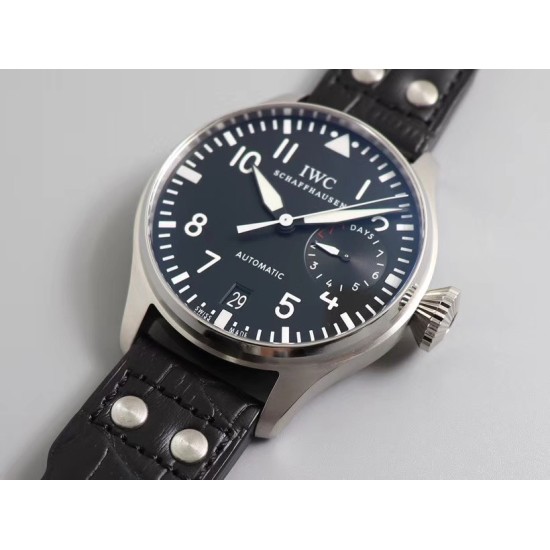 IWC-Big Pilot SpitFire 46mm SS/LE Black Dial ZF A-521111