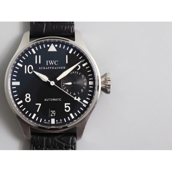 IWC-Big Pilot SpitFire 46mm SS/LE Black Dial ZF A-521111