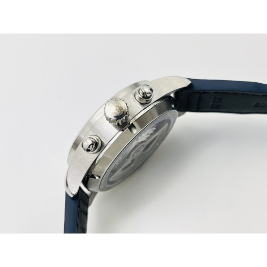 IWC-Pilot Chrono Spitfire IW388101 41mm SS/LE Blue Dial IWSF A7750