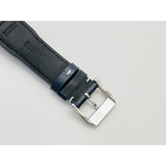 IWC-Pilot Chrono Spitfire IW388101 41mm SS/LE Blue Dial IWSF A7750