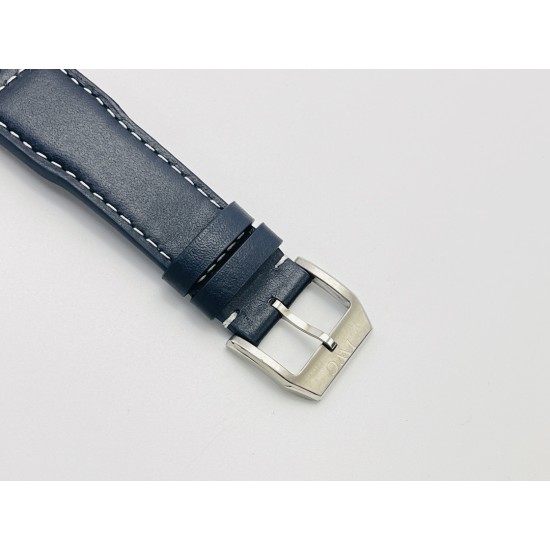 IWC-Pilot Chrono Spitfire IW388101 41mm SS/LE Blue Dial IWSF A7750